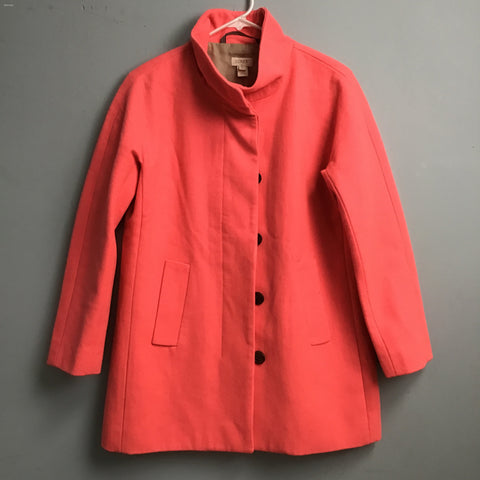J. Crew Pink Single-Breasted Coat