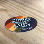 Mimi's Attic 70s Retro Rainbow Pride Sticker