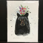 Cruz Illustrations "Black Bear" 6x8 Signed Art Print