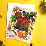 Rachel Feirman "Cozy Things" 4x5 Greeting Card