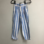 Vintage Esprit Blue & White Capris