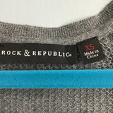 Rock & Republic Grey Loose-Knit Sweater