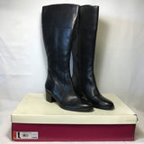 New In Box! Naturalizer "Harbor" Wide Calf Black Leather Boots