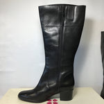New In Box! Naturalizer "Harbor" Wide Calf Black Leather Boots